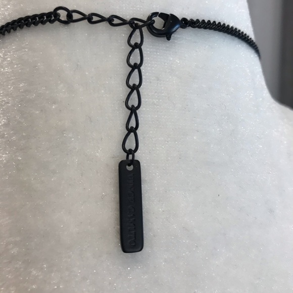 Vince Camuto Black Metal choker necklace - Picture 3 of 3